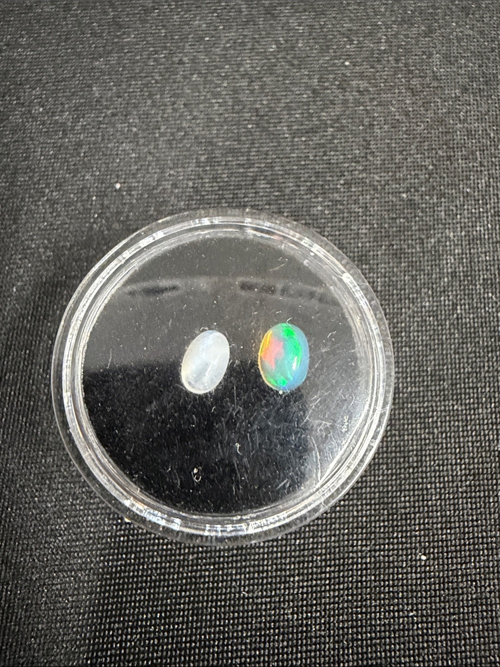 Ethiopian Welo Opal Doublet Cabochons - Bright Multicolor Play
